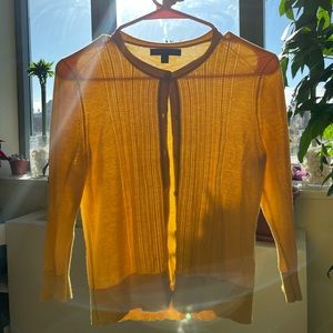 Banana Republic 💛 size Small, Buttoned Yellow Cardigan 🍌